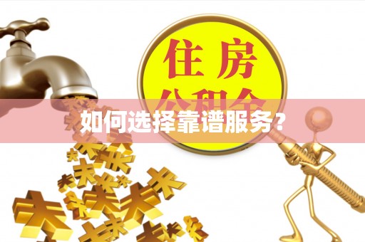 南票如何选择靠谱服务？