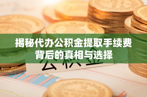 南票揭秘代办公积金提取手续费背后的真相与选择
