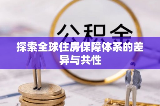 南票探索全球住房保障体系的差异与共性